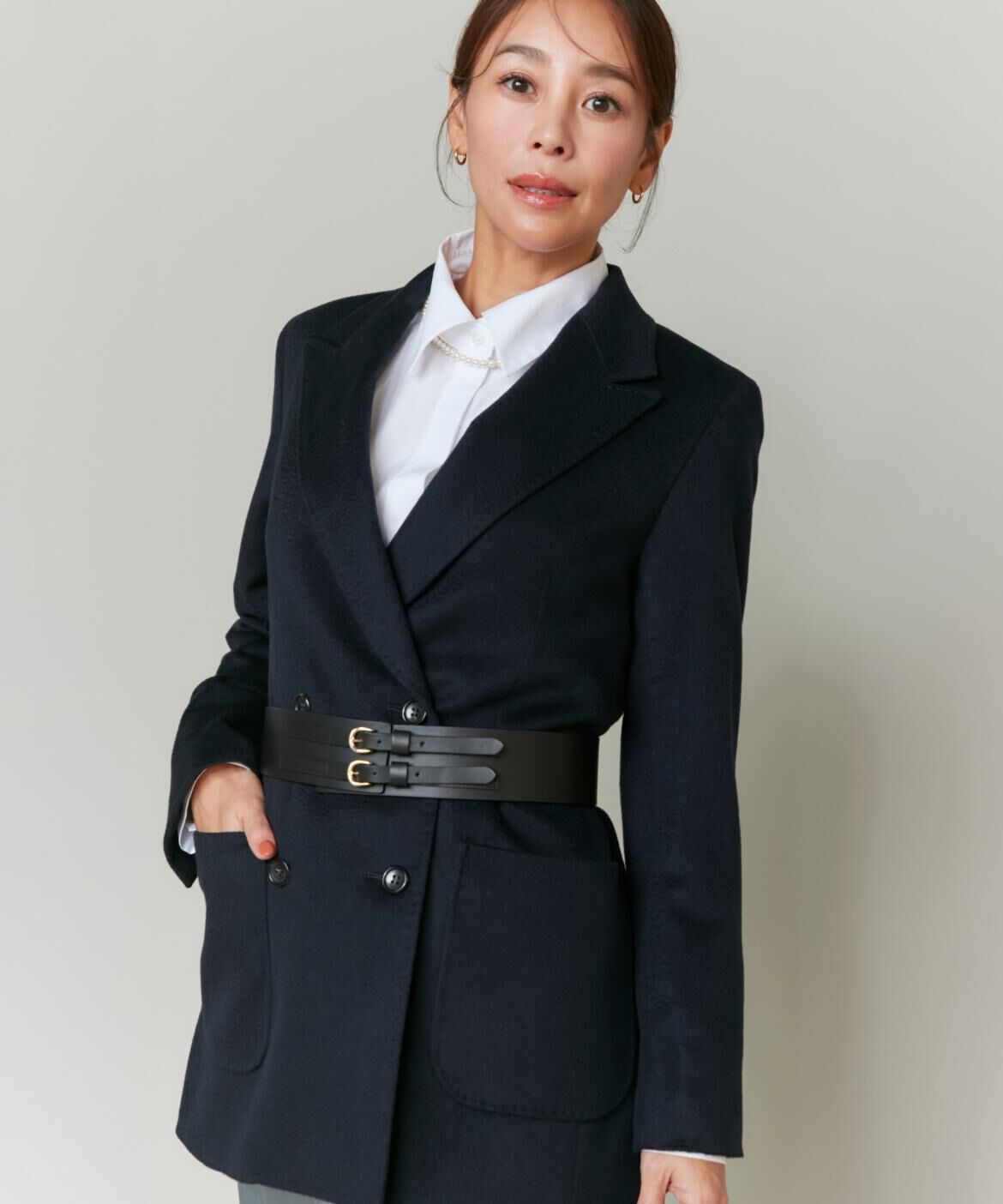 INED「ダブルバックルベルト」|ベルト|