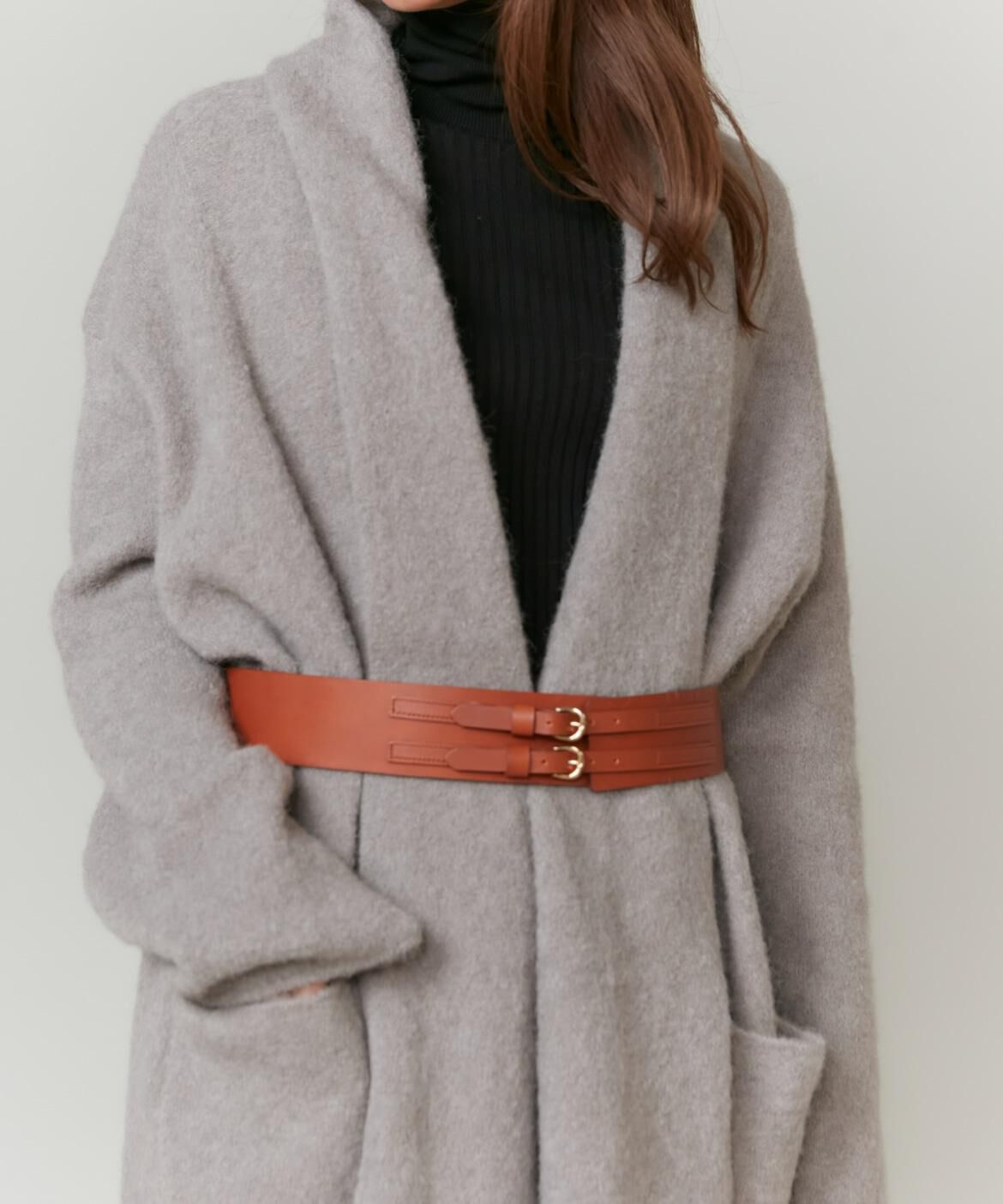 INED「ダブルバックルベルト」|ベルト|