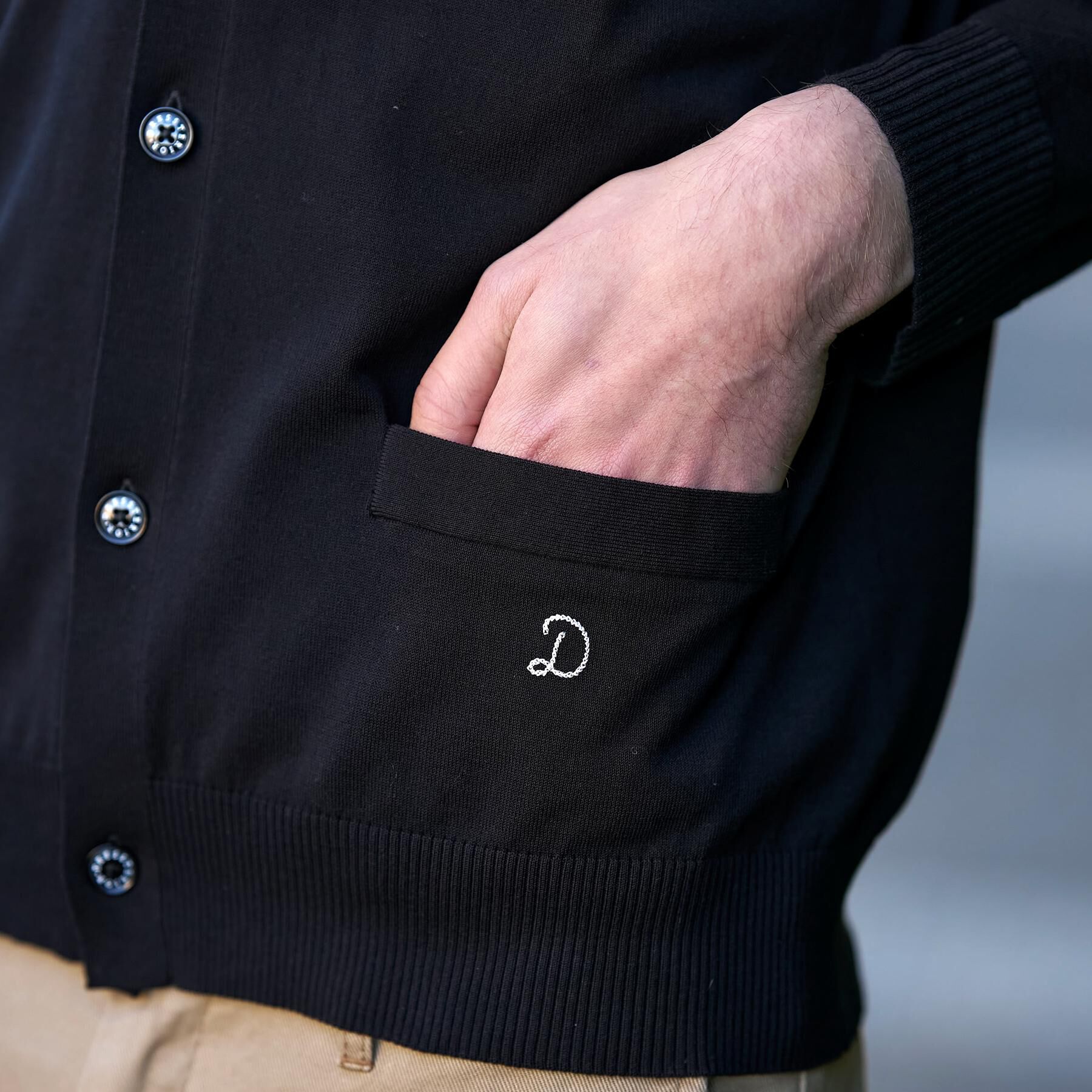 DRESSTERIOR「コットンシルク ニットカーディガン」|カーディガン|