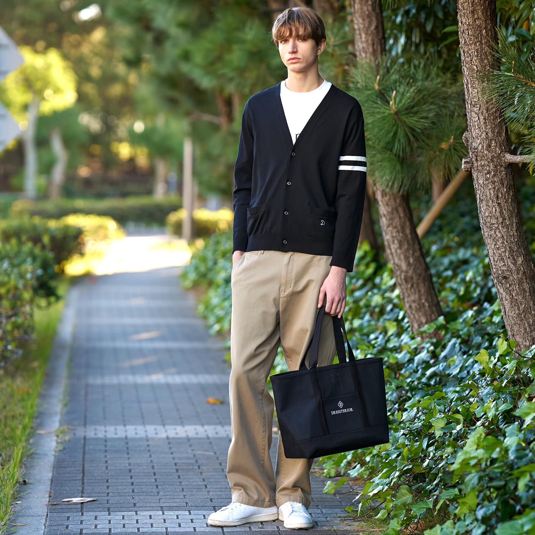 DRESSTERIOR「コットンシルク ニットカーディガン」|カーディガン|