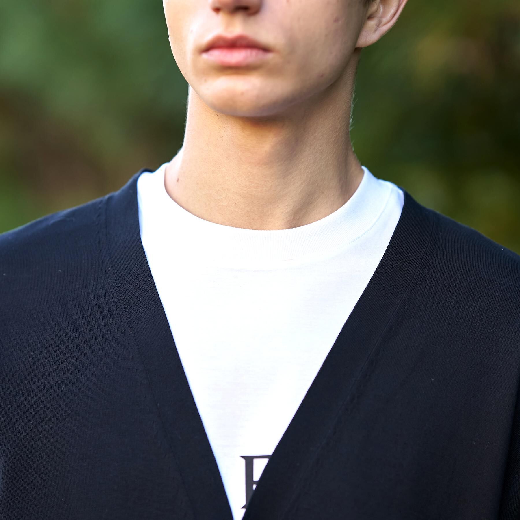 DRESSTERIOR「コットンシルク ニットカーディガン」|カーディガン|