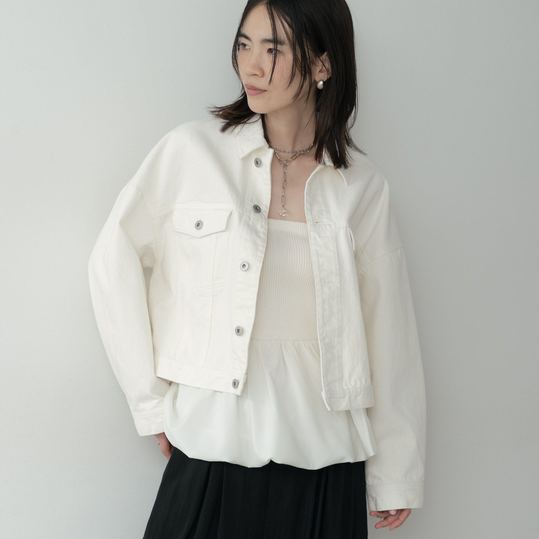 GALLEST「ボックスデニムジャケット」|デニムジャケット|