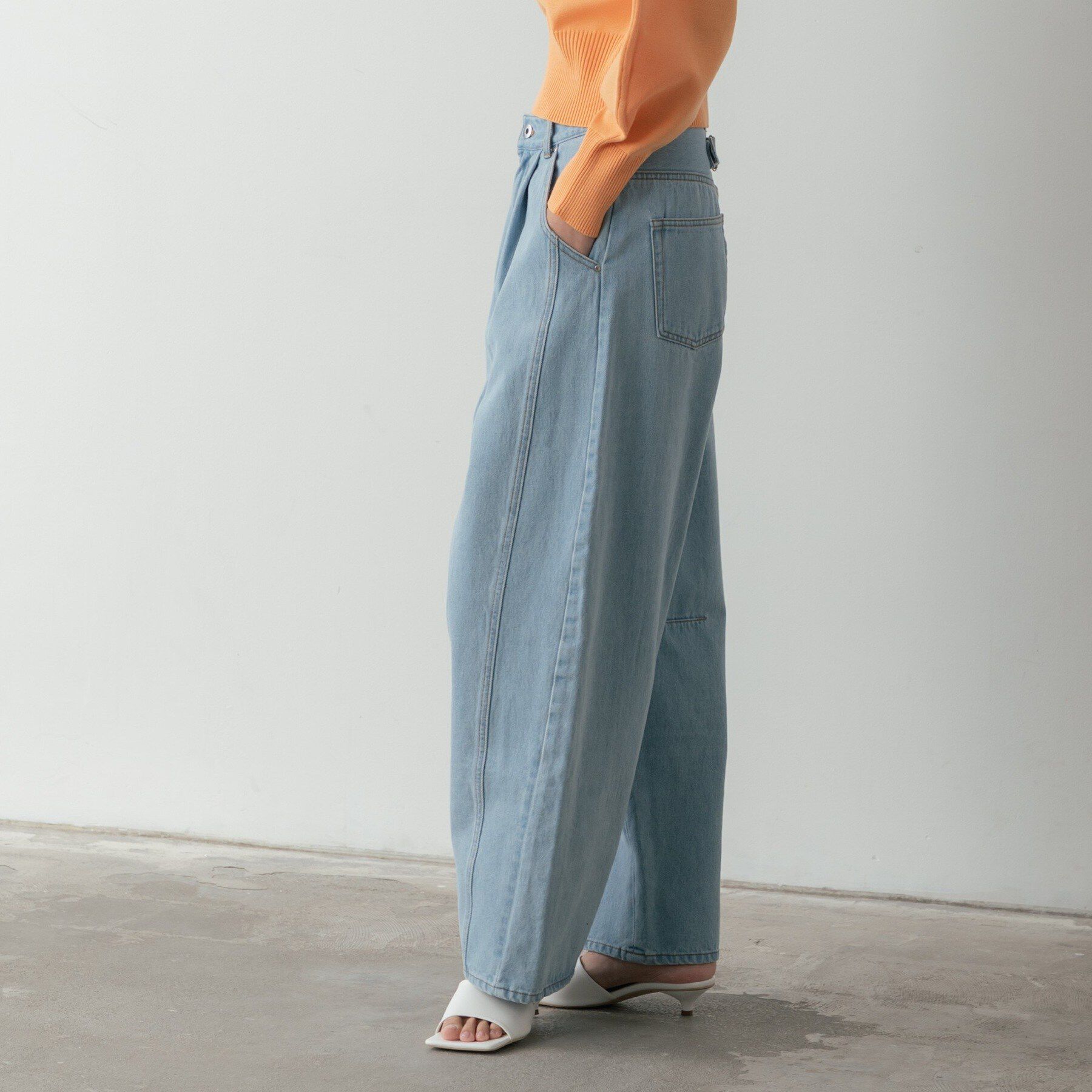 GALLEST「バレルデニムパンツ」|デニム|