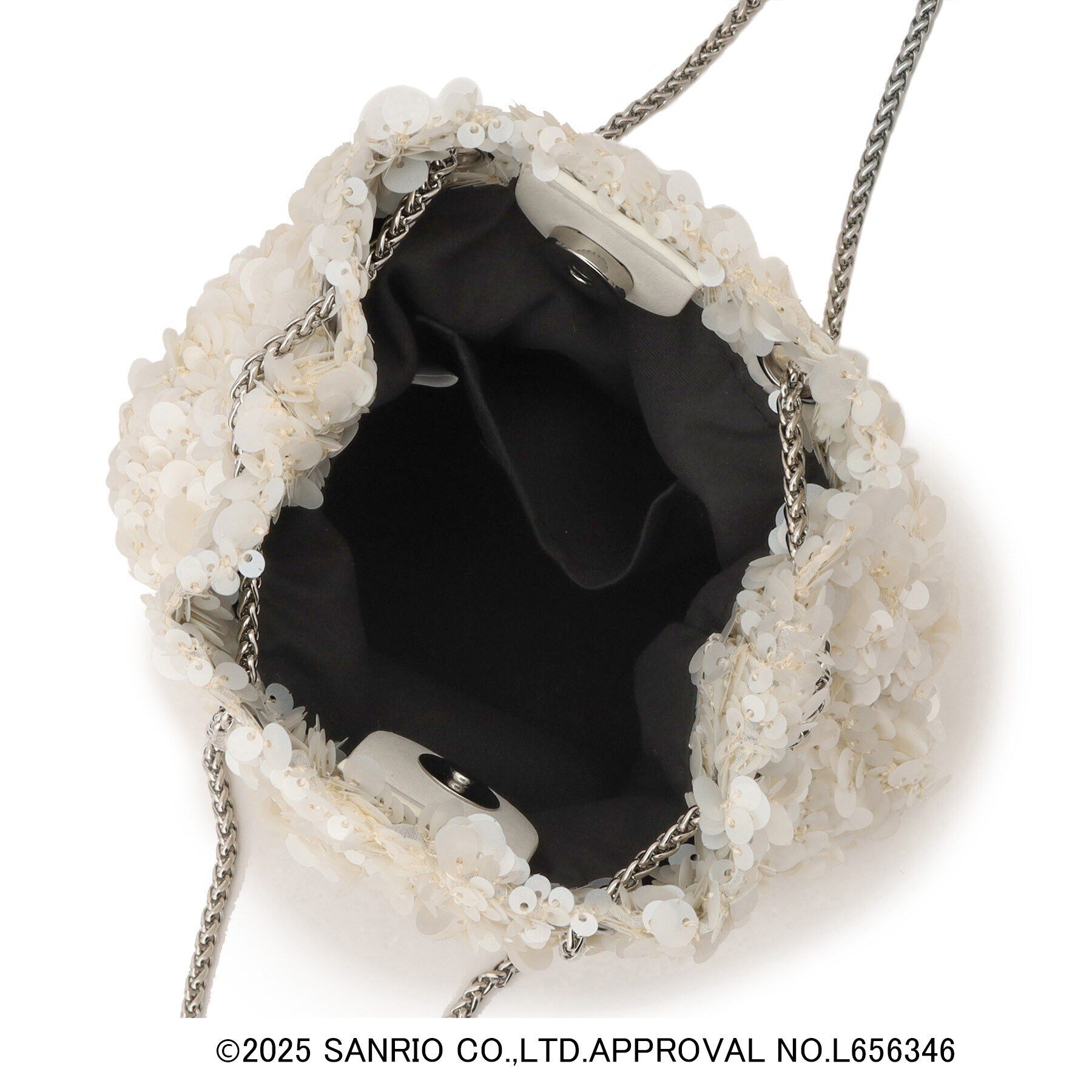 OPAQUE.CLIP「【リトルツインスターズコラボ】キキ＆ララ 2WAYスパンコール巾着ミニショルダーバッグ」|ショルダー・メッセンジャー|