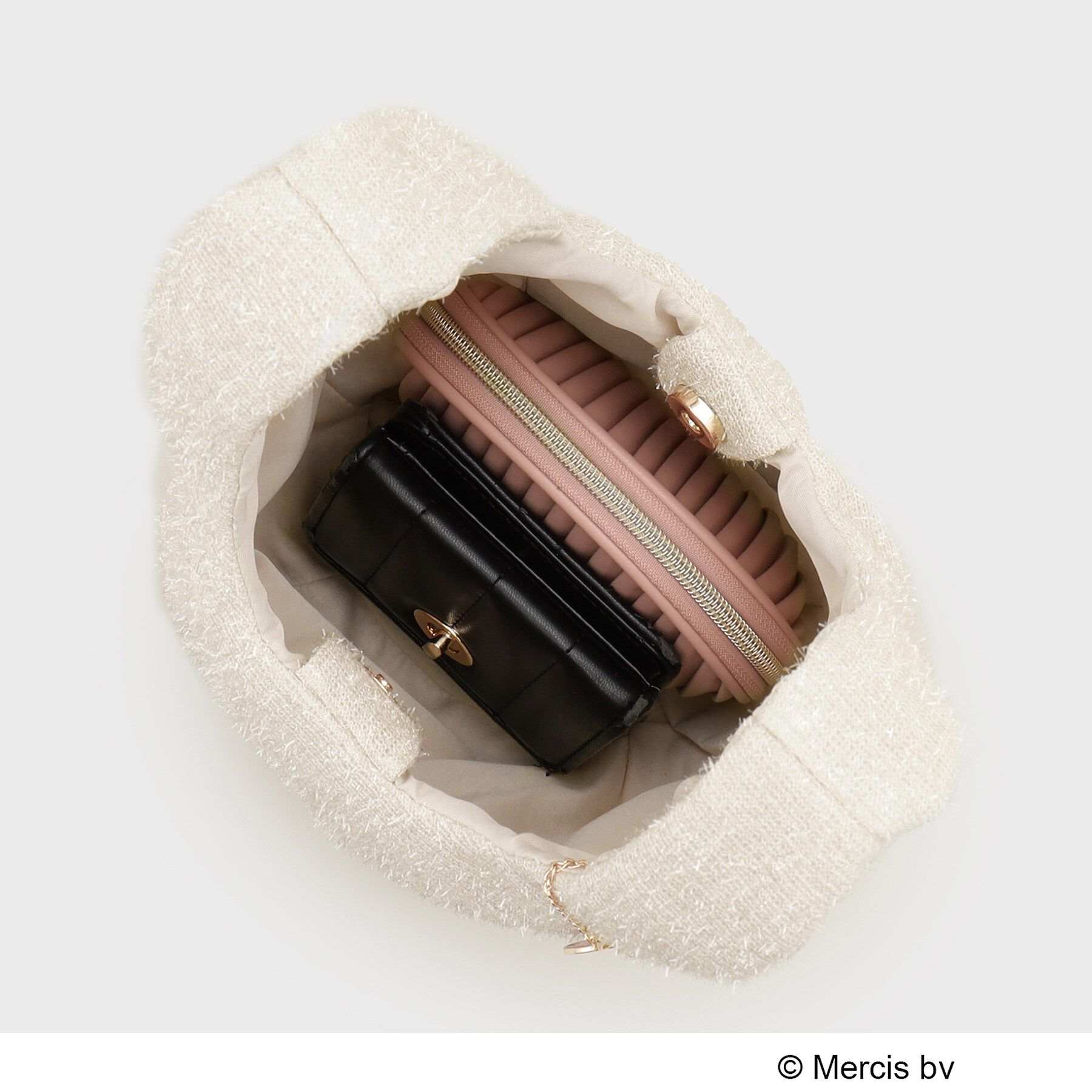 OPAQUE.CLIP「【miffyコラボ】キラキラマルシェバッグ」|ハンドバッグ|