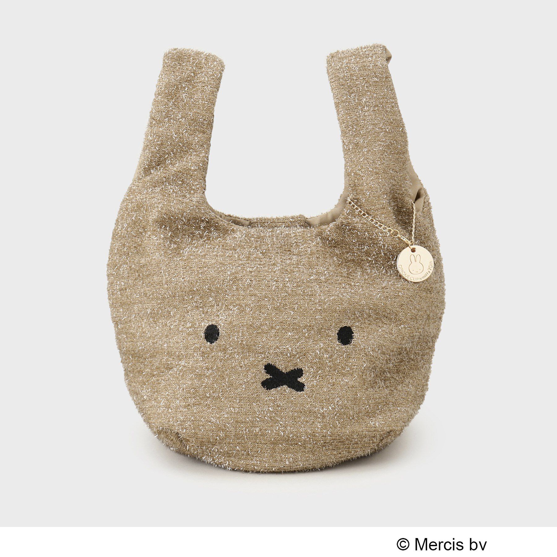 OPAQUE.CLIP「【miffyコラボ】キラキラマルシェバッグ」|ハンドバッグ|ゴールド(807)