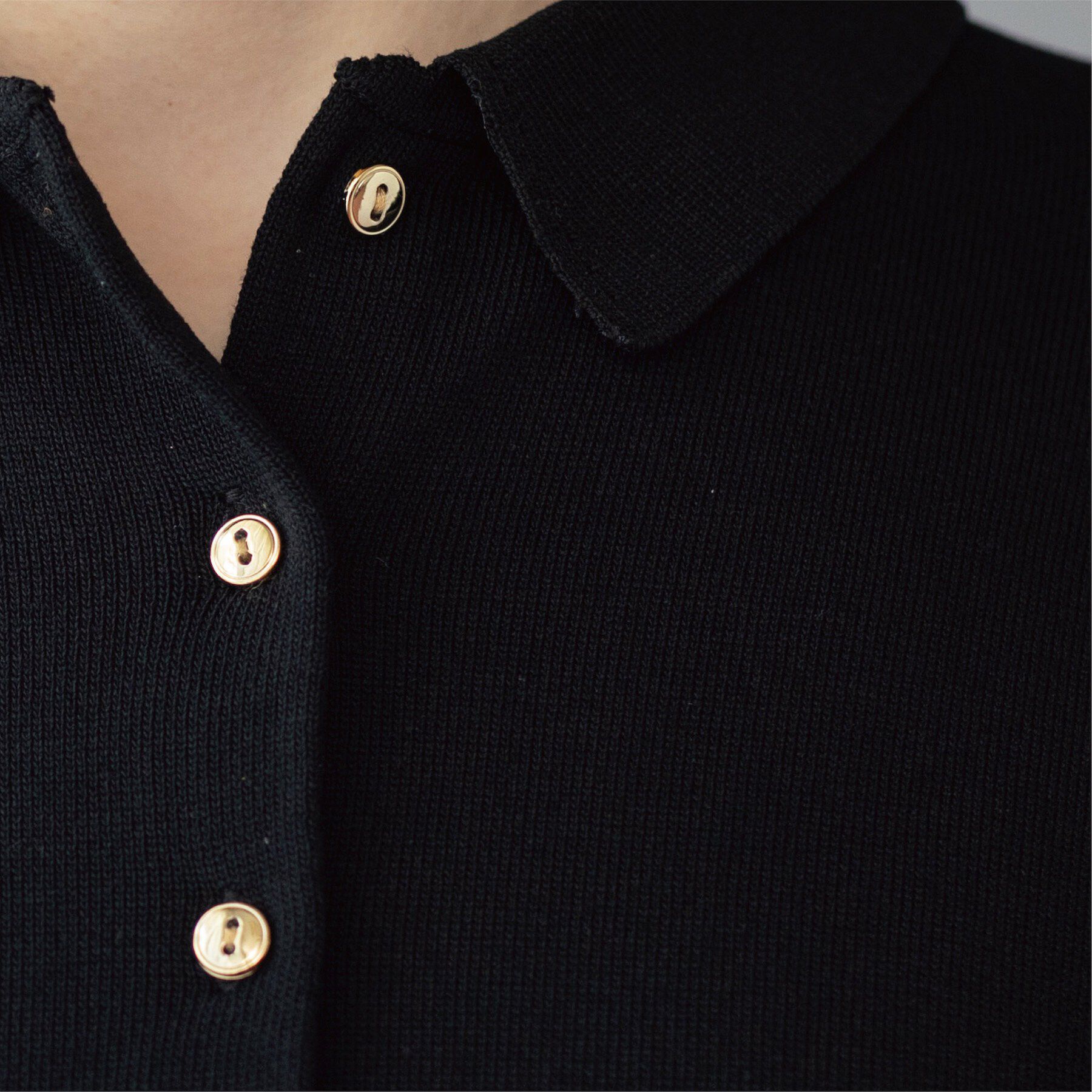 OPAQUE.CLIP「ポロネックカーディガン」|カーディガン|