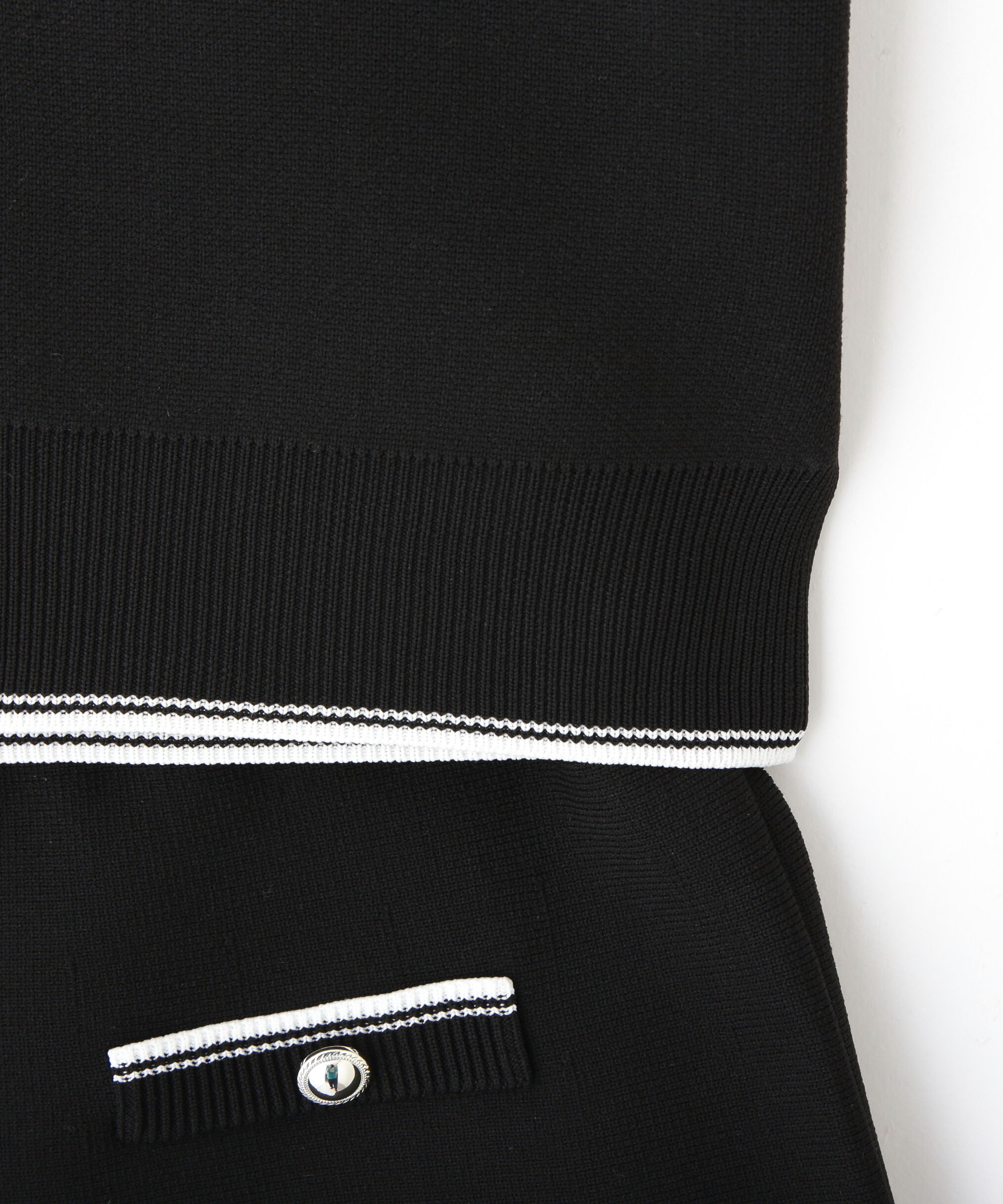  「配色ラインフレアスカートセットアップ」|ワンピース|