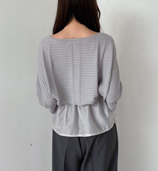 archives「ドッキングペプラムニットボレロアンサンプル」|カーディガン|