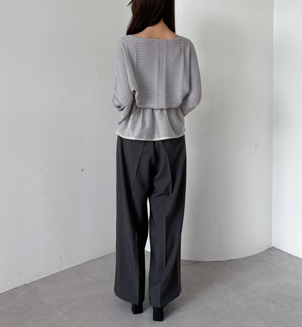 archives「ドッキングペプラムニットボレロアンサンプル」|カーディガン|