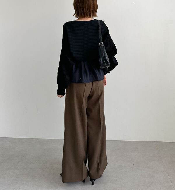 archives「ドッキングペプラムニットボレロアンサンプル」|カーディガン|