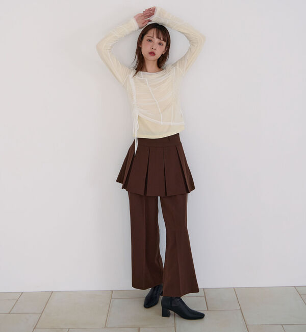 archives「チュールギャザーＴＯＰＳ&times;シアーＴＯＰＳ　ＳＥＴ」|カーディガン|