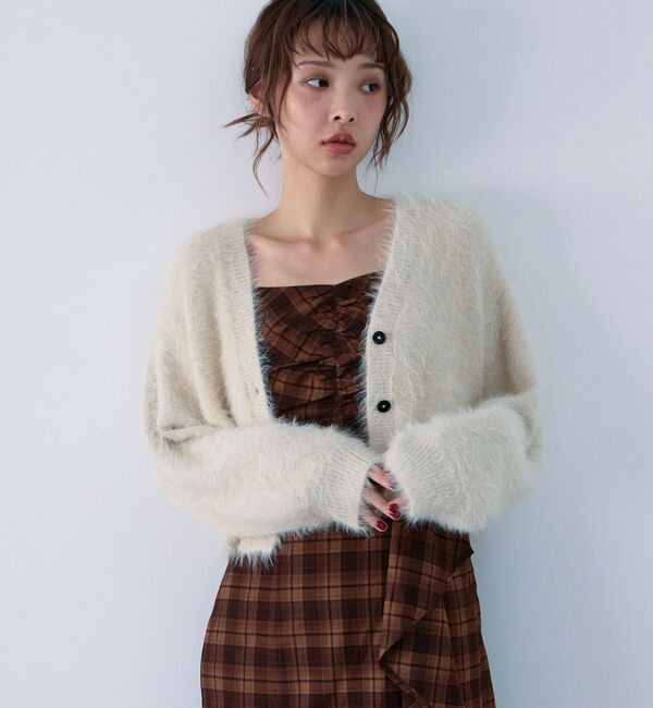 archives「メランジフェザーニットカーディガン」|カーディガン|