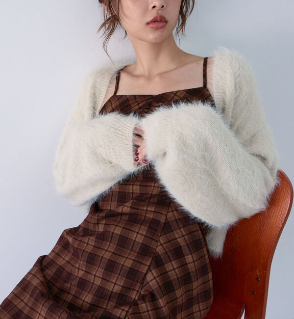 archives「メランジフェザーニットカーディガン」|カーディガン|