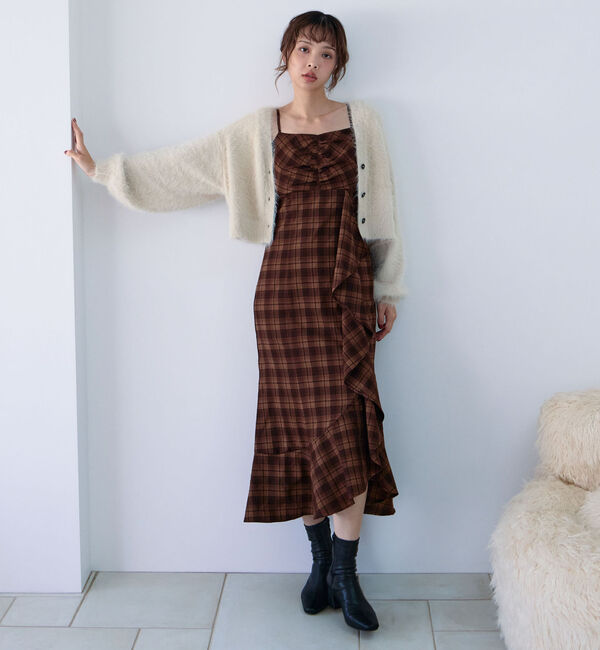 archives「メランジフェザーニットカーディガン」|カーディガン|