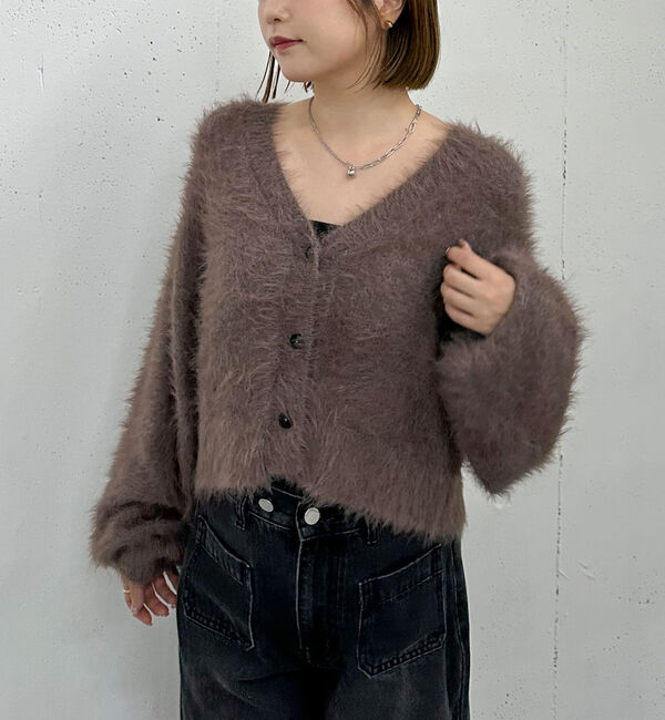 archives「メランジフェザーニットカーディガン」|カーディガン|