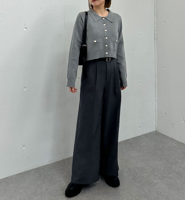 archives「ミラノリブポロニットカーディガン」|カーディガン|