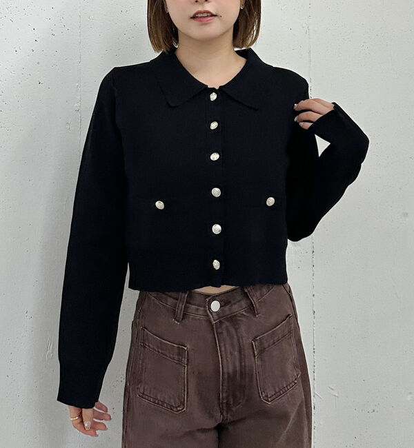 archives「ミラノリブポロニットカーディガン」|カーディガン|