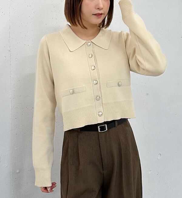 archives「ミラノリブポロニットカーディガン」|カーディガン|