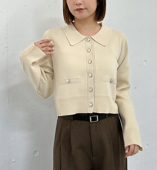 archives「ミラノリブポロニットカーディガン」|カーディガン|