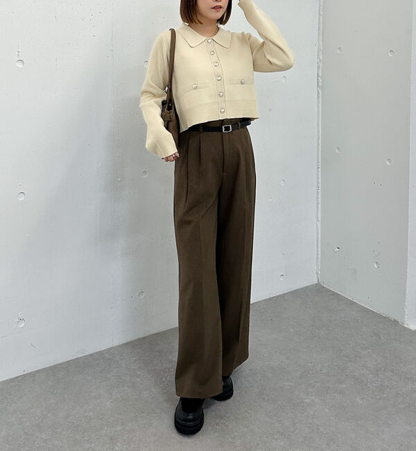 archives「ミラノリブポロニットカーディガン」|カーディガン|