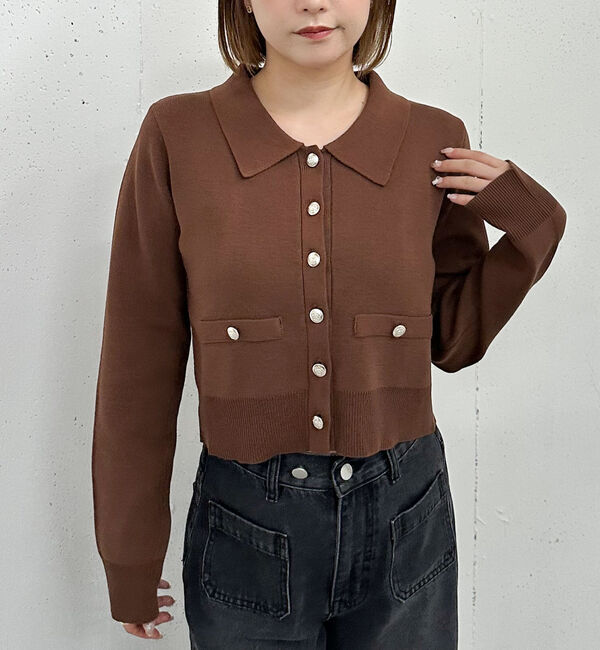 archives「ミラノリブポロニットカーディガン」|カーディガン|