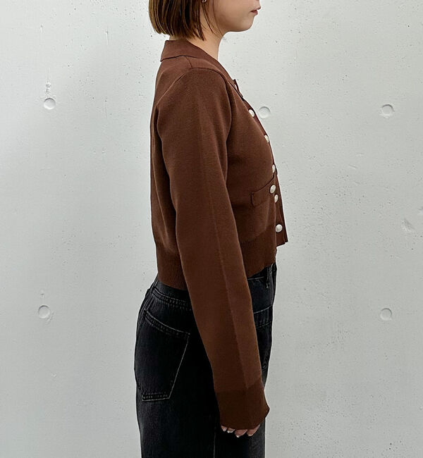 archives「ミラノリブポロニットカーディガン」|カーディガン|