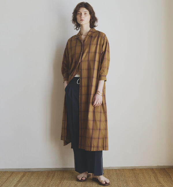 Doux archives「チェックシャツワンピース」|ワンピース|