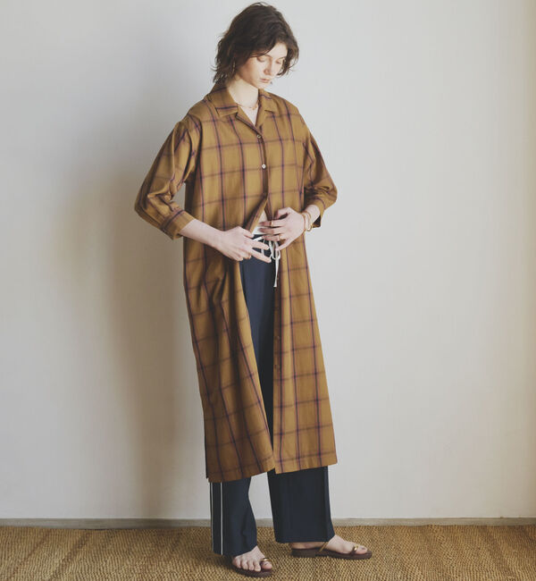 Doux archives「チェックシャツワンピース」|ワンピース|