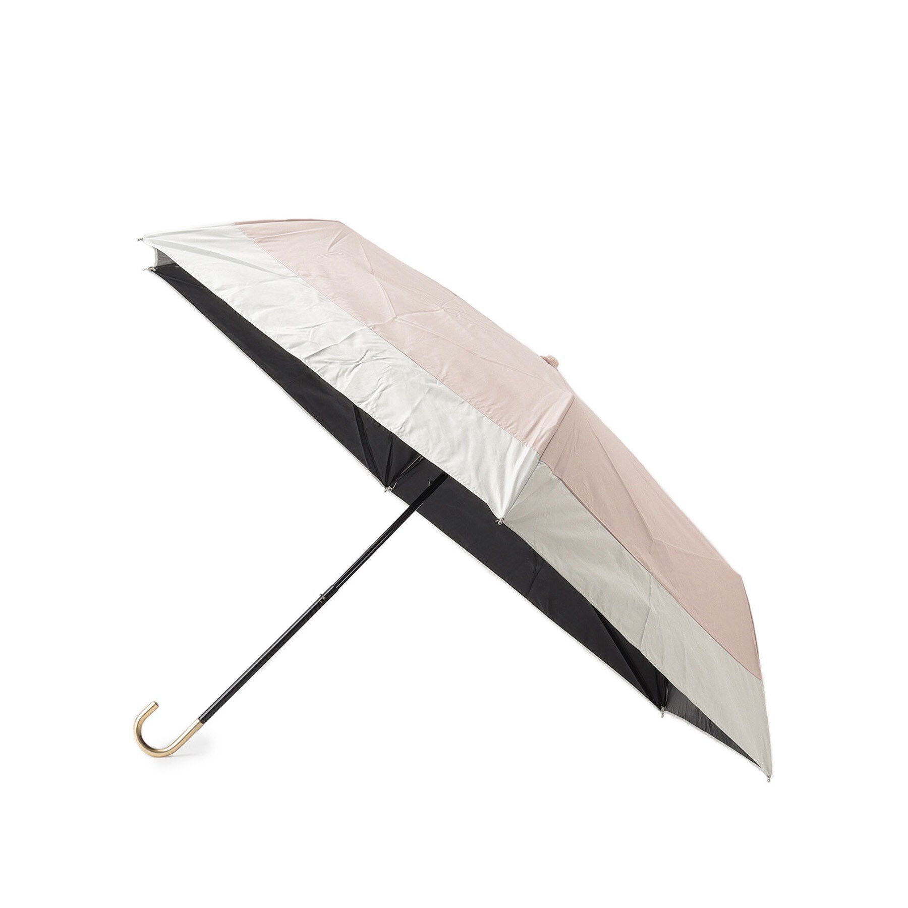 SHOO･LA･RUE「【折りたたみ傘/晴雨兼用】【because】バイカラーミニ」|傘|ピンク(572)