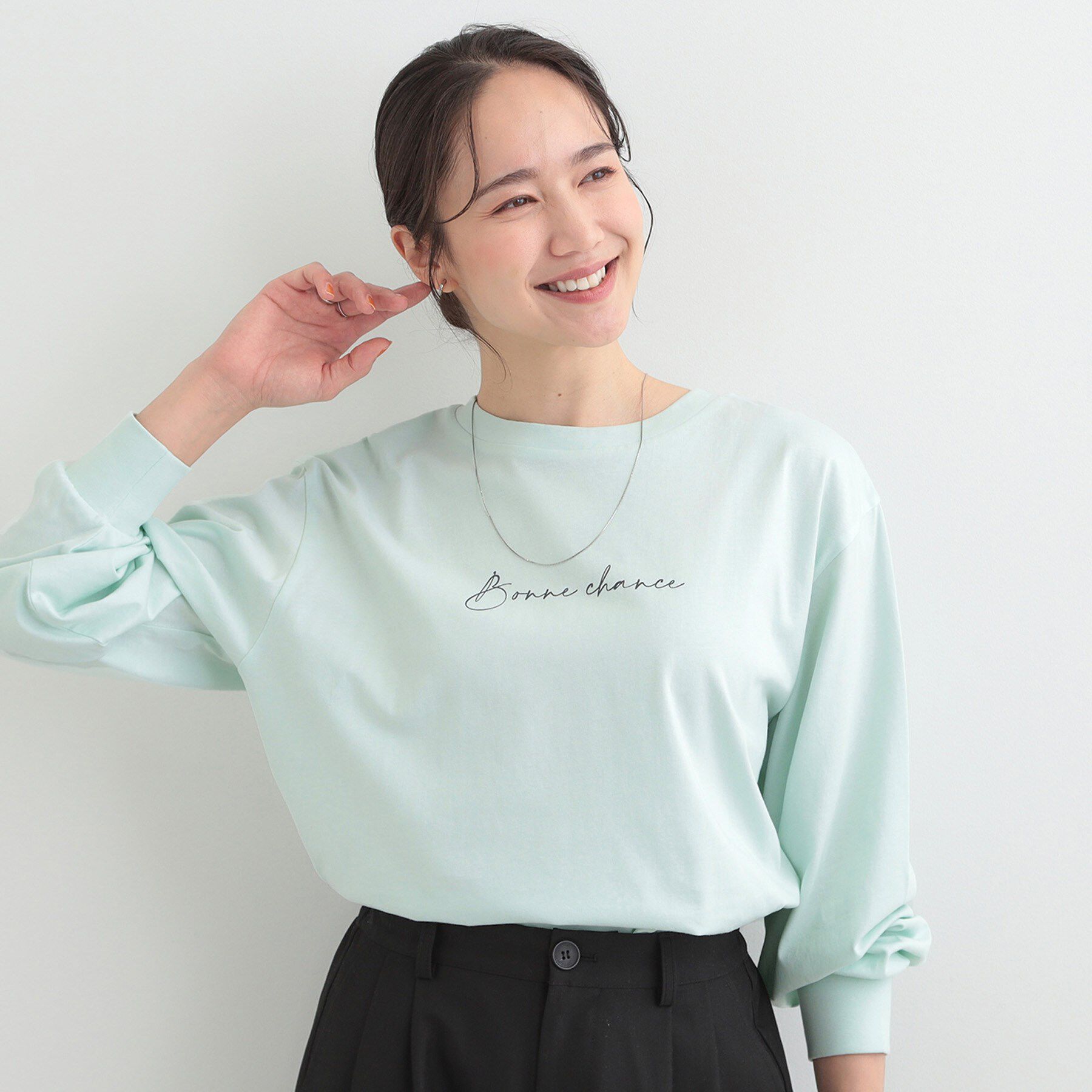 SHOO･LA･RUE「【綿100％/S-LL/プチプラ】選べる3柄 プリントアソートロンT」|Tシャツ・カットソー|