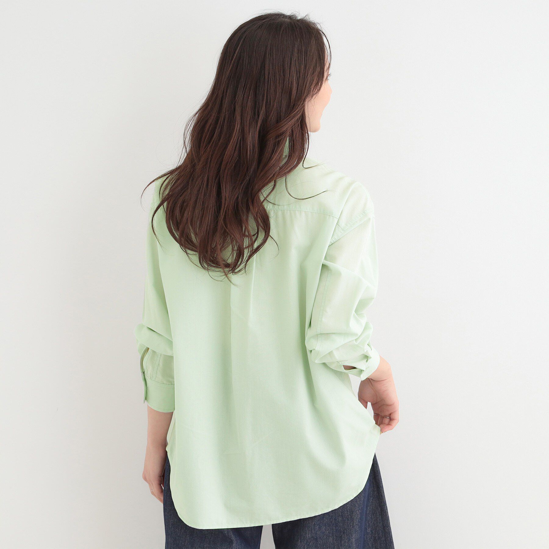 SHOO･LA･RUE「【S-LL】シーズン問わず合わせやすい レギュラーカラーシャツ」|シャツ・ブラウス|