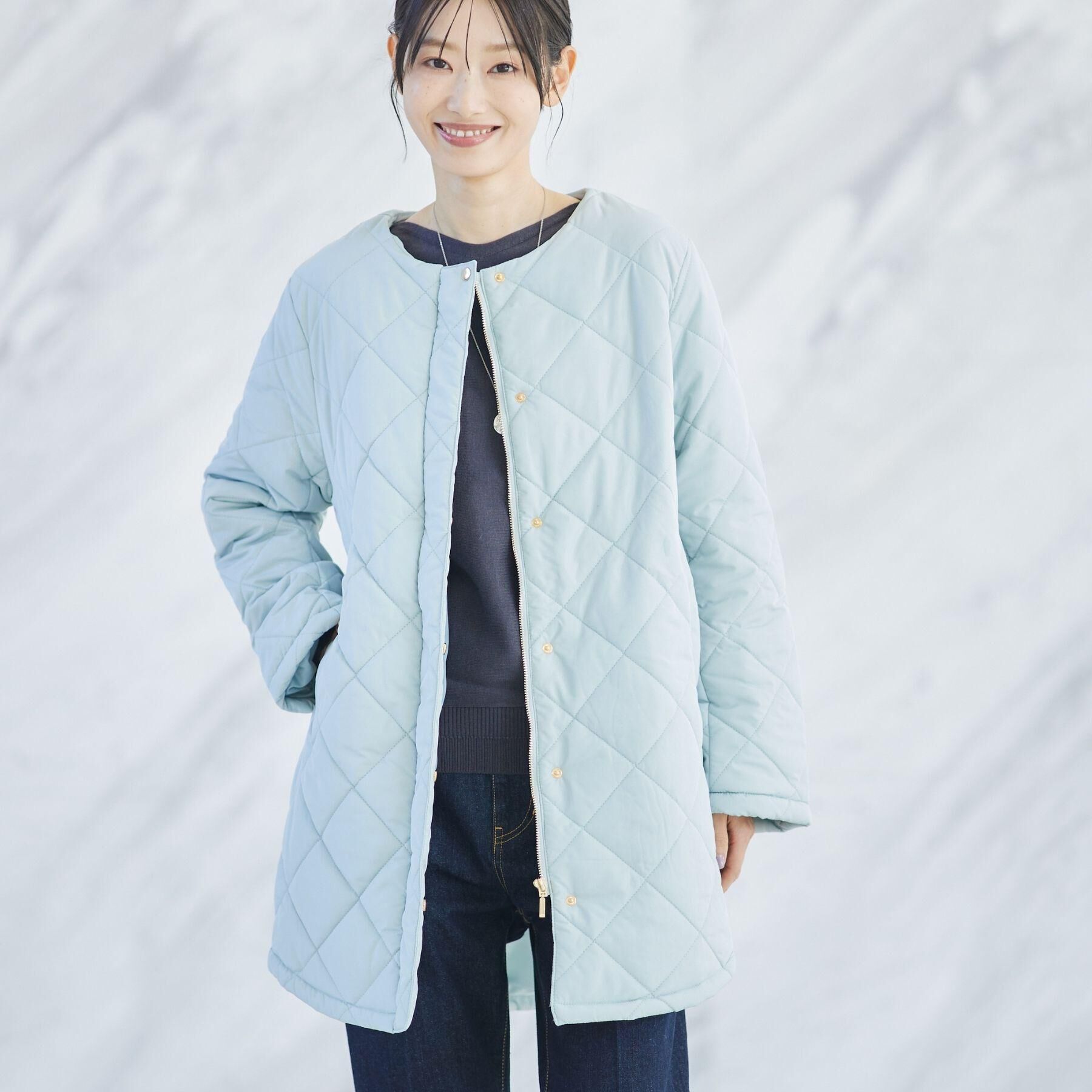 Dessin「【2WAY/洗える】中綿キルトコート」|ダウン|