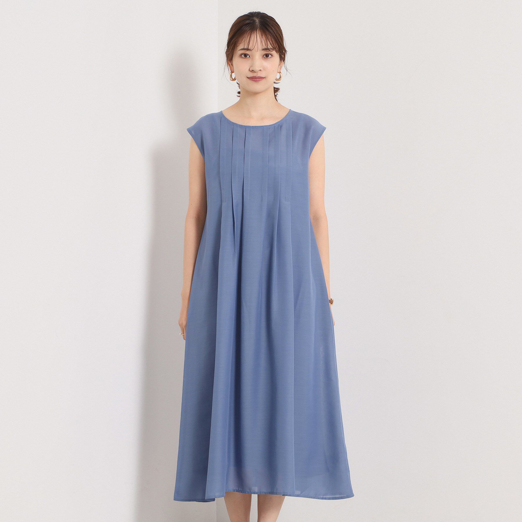 ITS&rsquo;DEMO「【手洗い可】シアータックワンピース」|ワンピース|