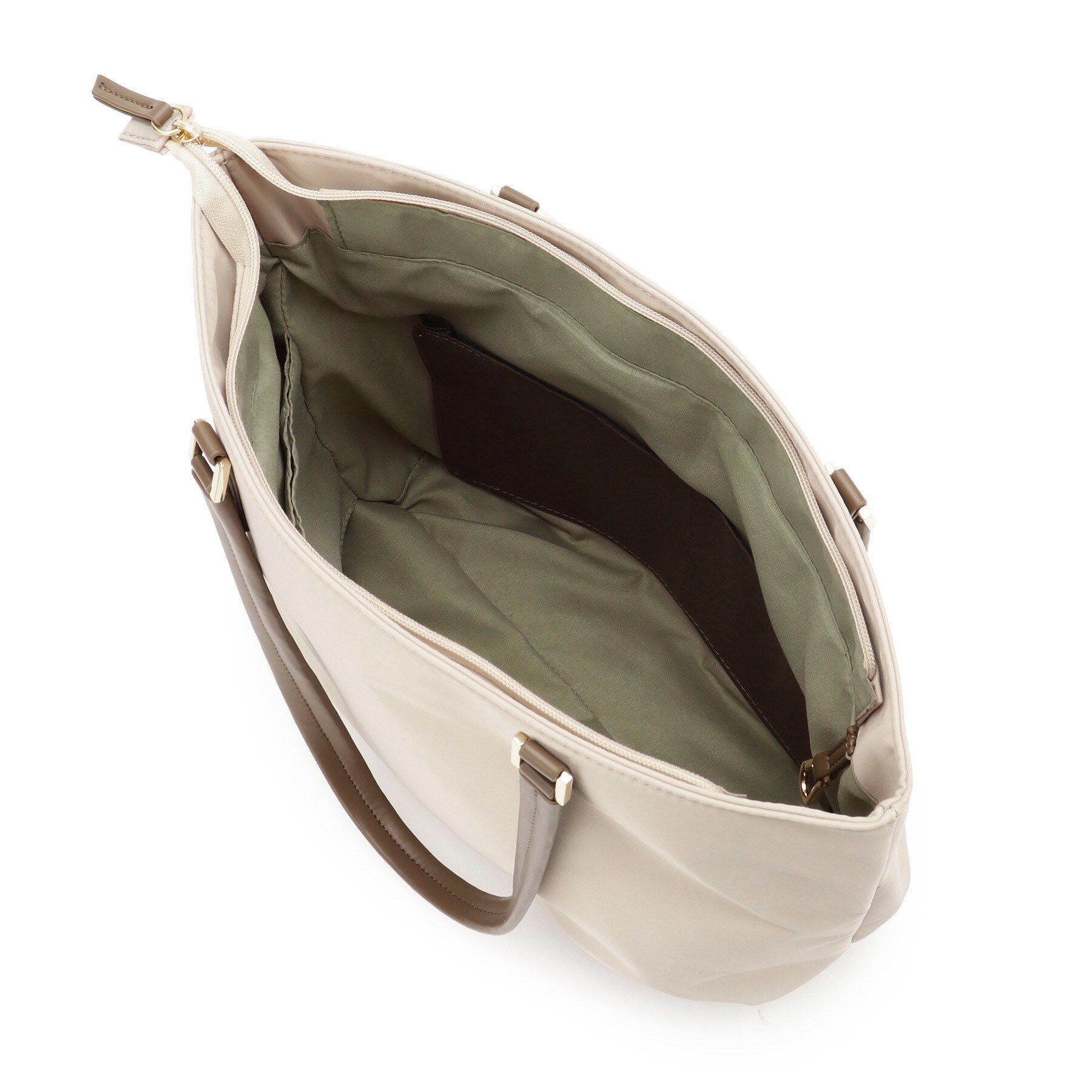 ITS&rsquo;DEMO「【収納アドバイザー監修】合皮コンビA4トート」|トートバッグ|