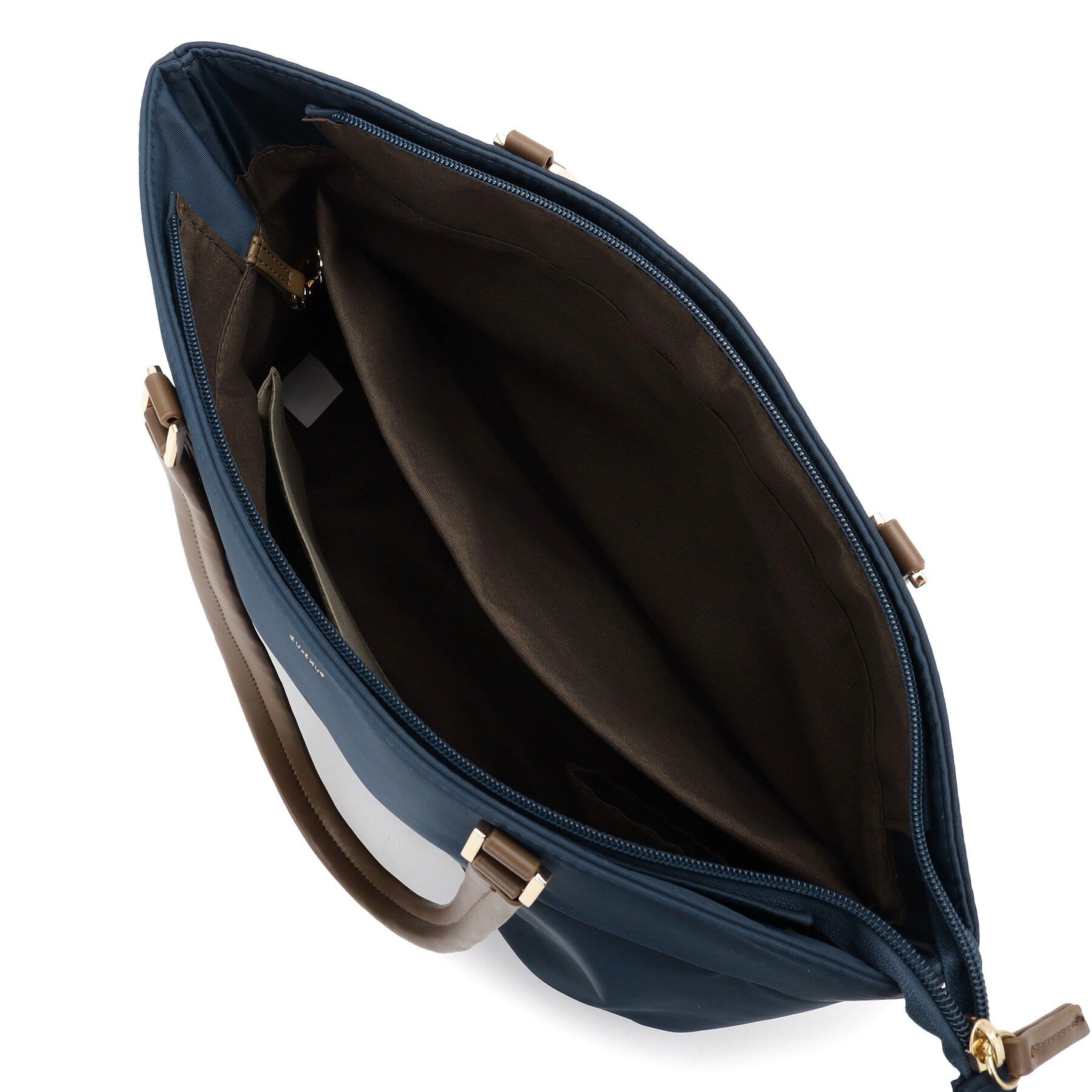 ITS&rsquo;DEMO「【収納アドバイザー監修】合皮コンビA4トート」|トートバッグ|