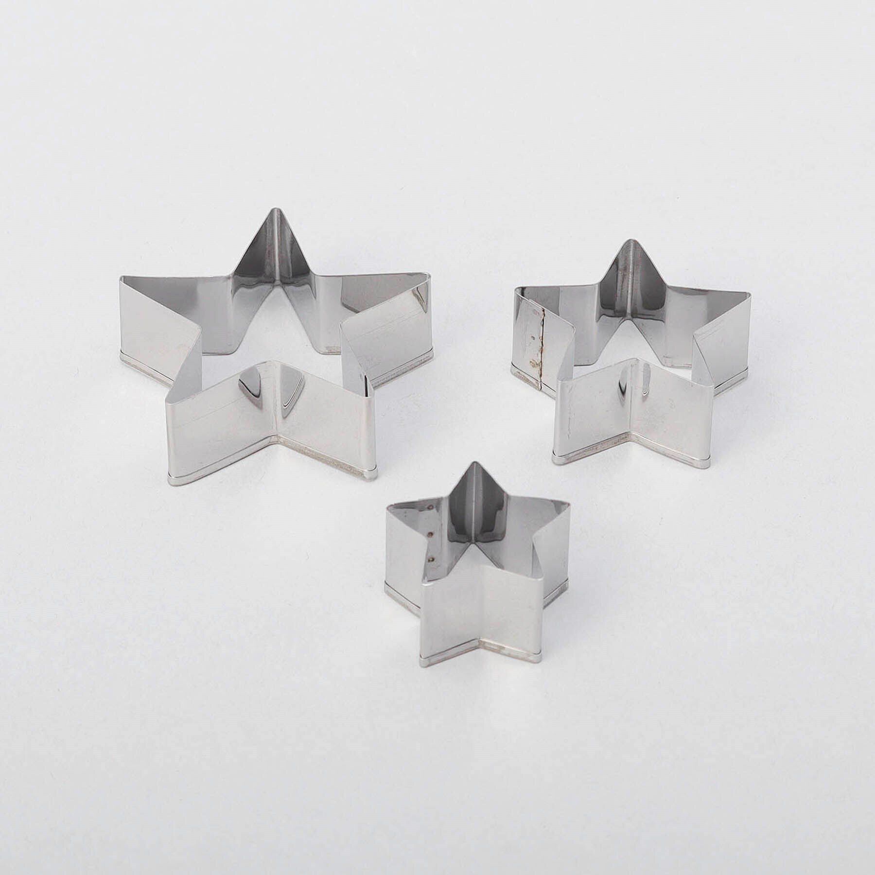 212 KITCHEN STORE「ステンレス クッキー型 星 3PCS」|食器・キッチングッズ|