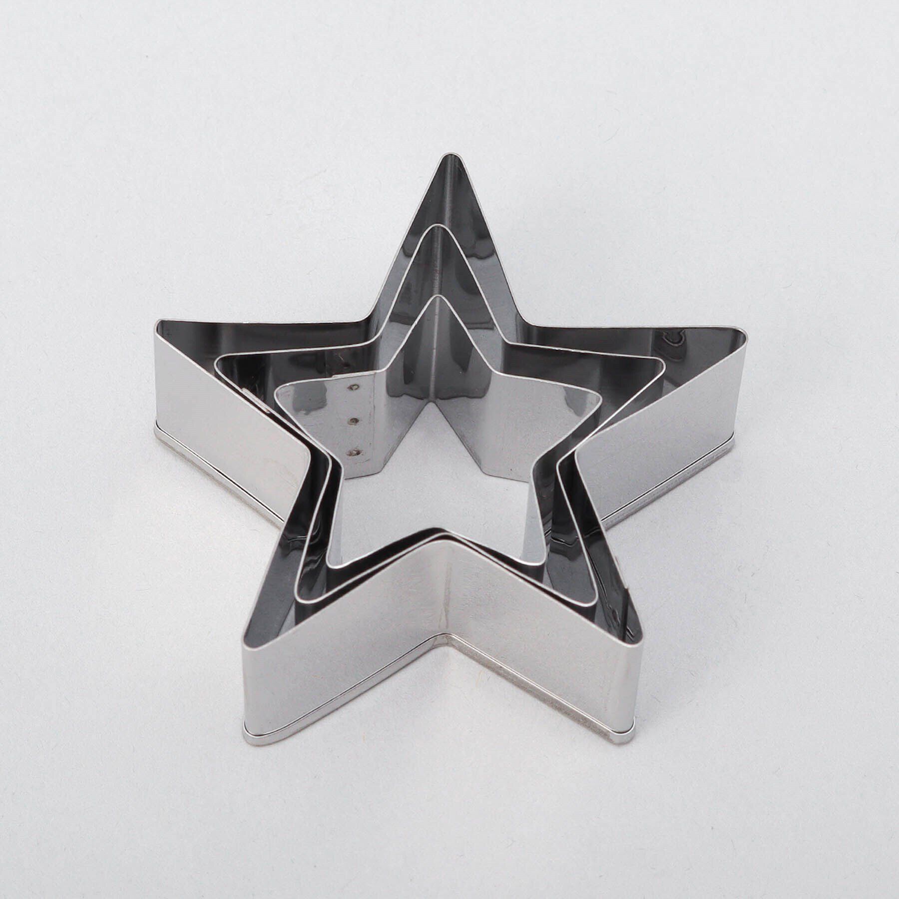 212 KITCHEN STORE「ステンレス クッキー型 星 3PCS」|食器・キッチングッズ|