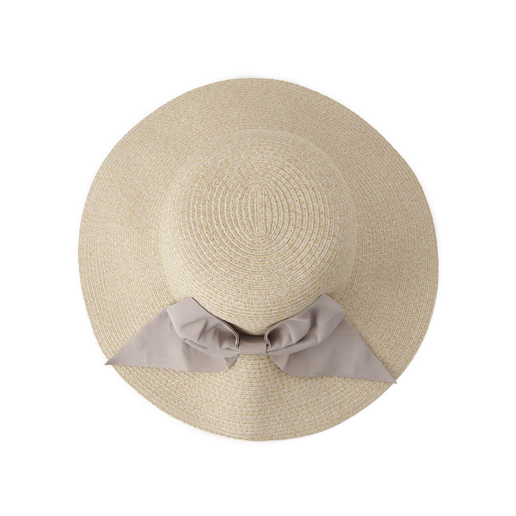 Grandedge「【接触冷感／洗濯可】コンパクトウォッシャブルリボンハット」|ハット|