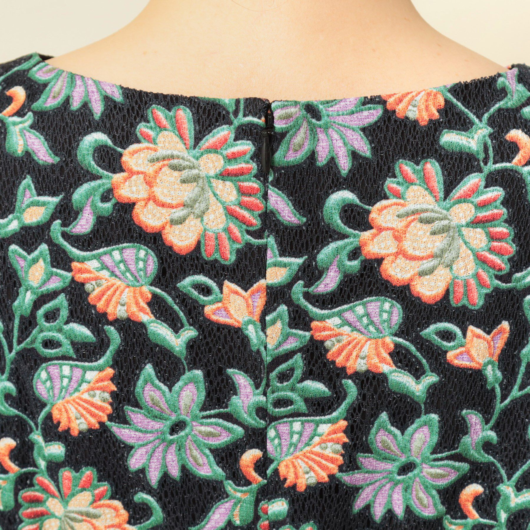 SunaUna「【オパール加工レース／リボン付き】フィット＆フレアワンピース」|ワンピース|