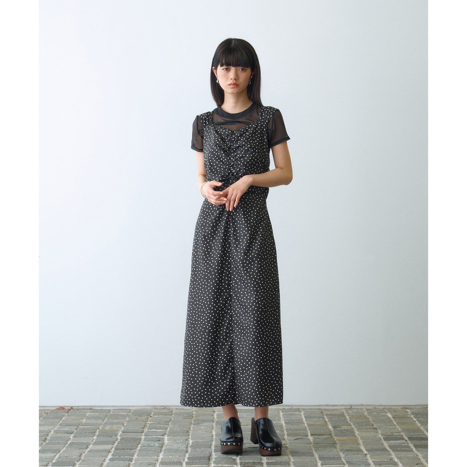 CODE A「polka dot dress」|ワンピース|