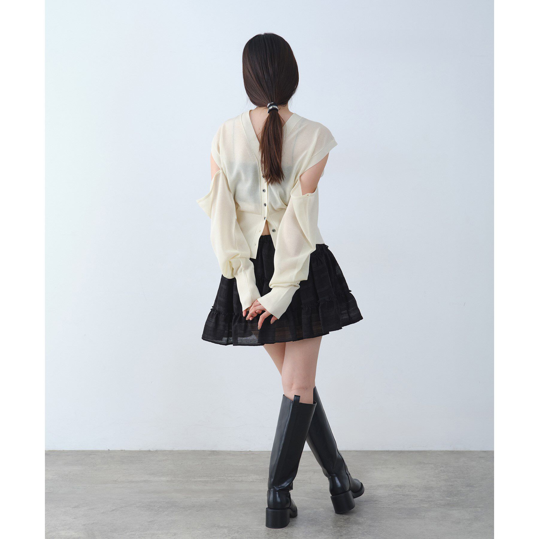 CODE A「multiway knit cardigan」|カーディガン|