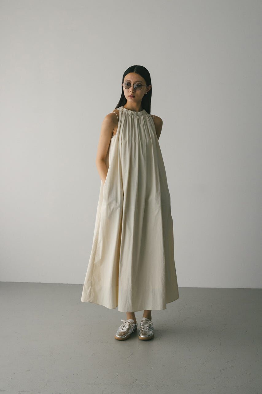 STYLEMIXER「撥水ネックギャザーワンピース」|ワンピース|