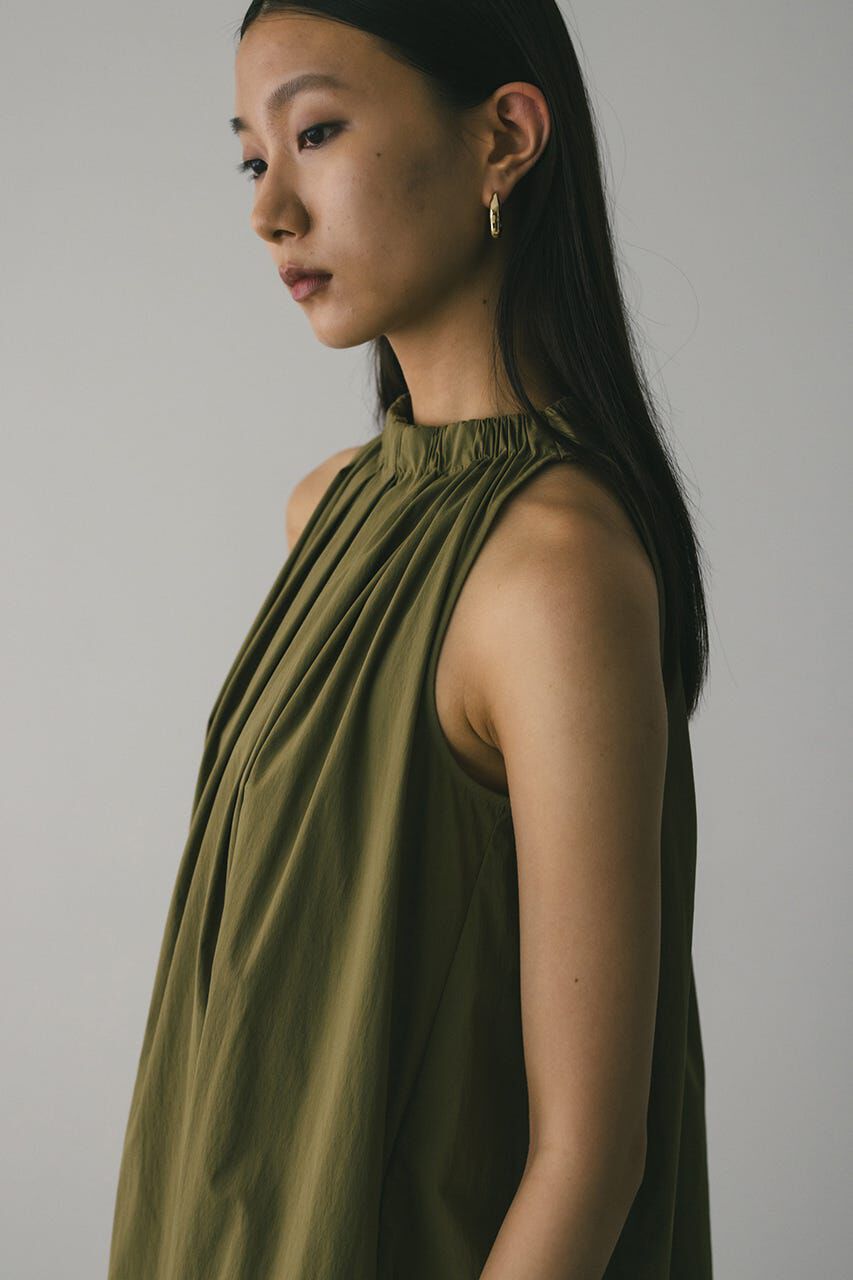 STYLEMIXER「撥水ネックギャザーワンピース」|ワンピース|