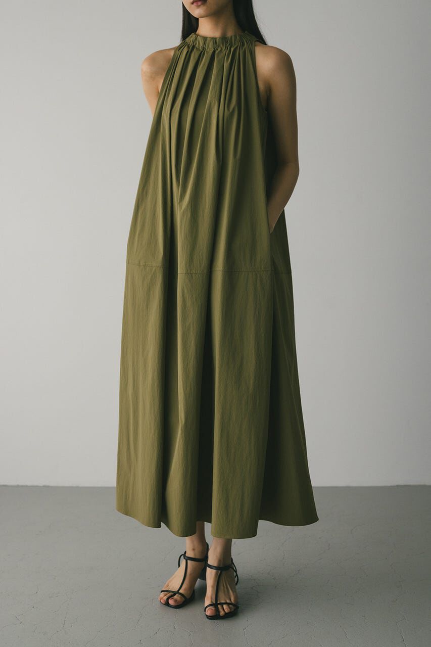 STYLEMIXER「撥水ネックギャザーワンピース」|ワンピース|