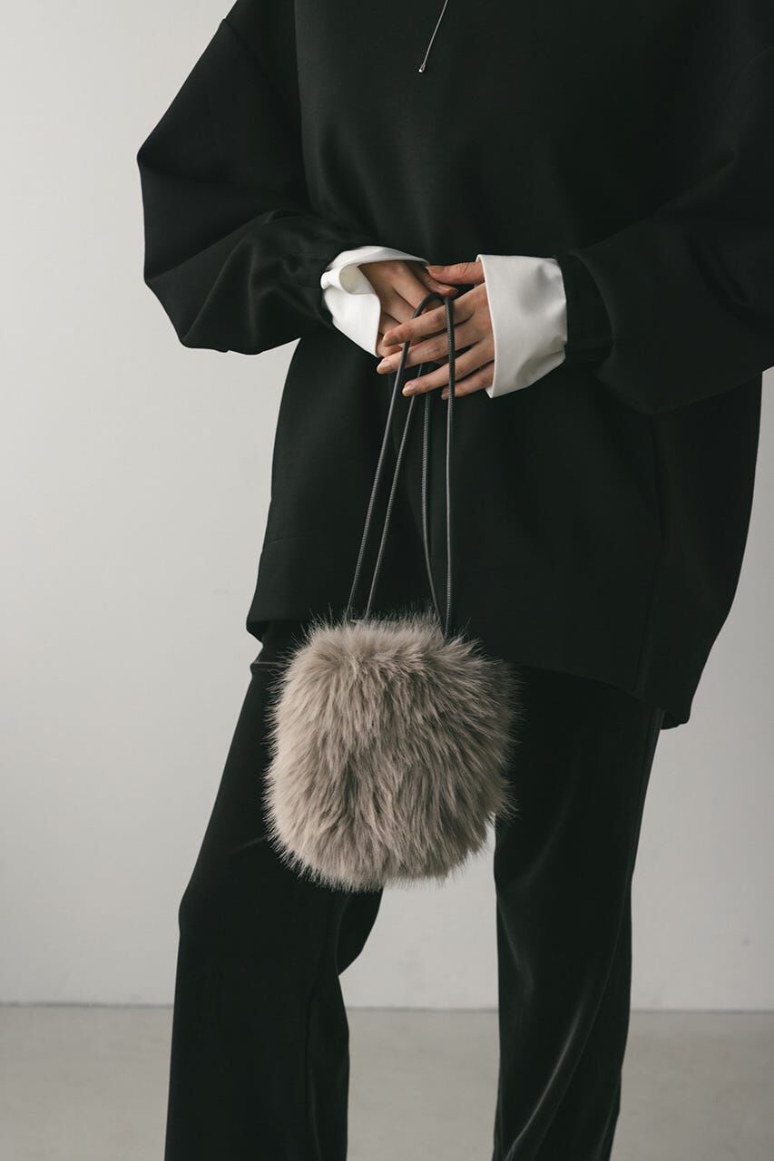 STYLEMIXER「フェイクファーミニバッグ」|その他|GRY