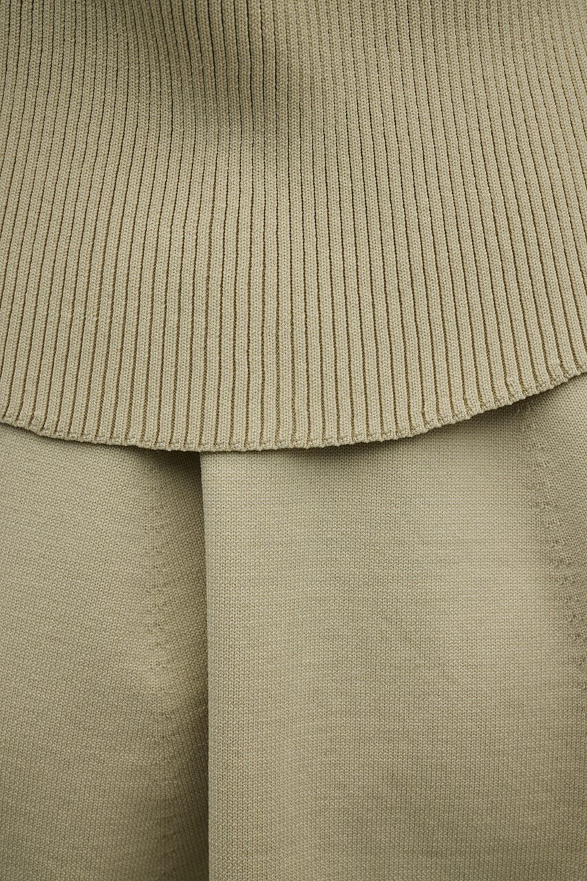 STYLEMIXER「2ピースハーフスリーブポロニットワンピース」|ワンピース|