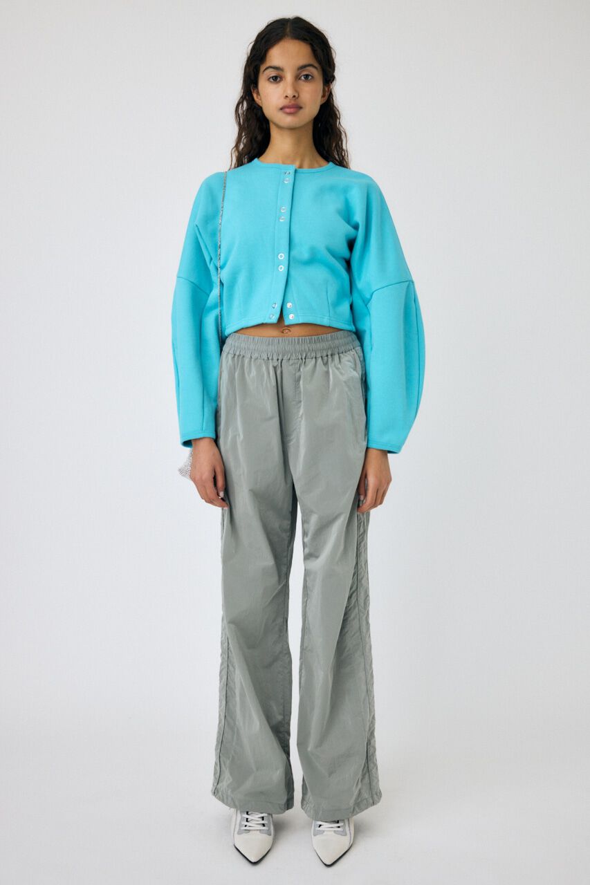 MOUSSY「CURVE SLEEVE TERRY カーディガン」|カーディガン|