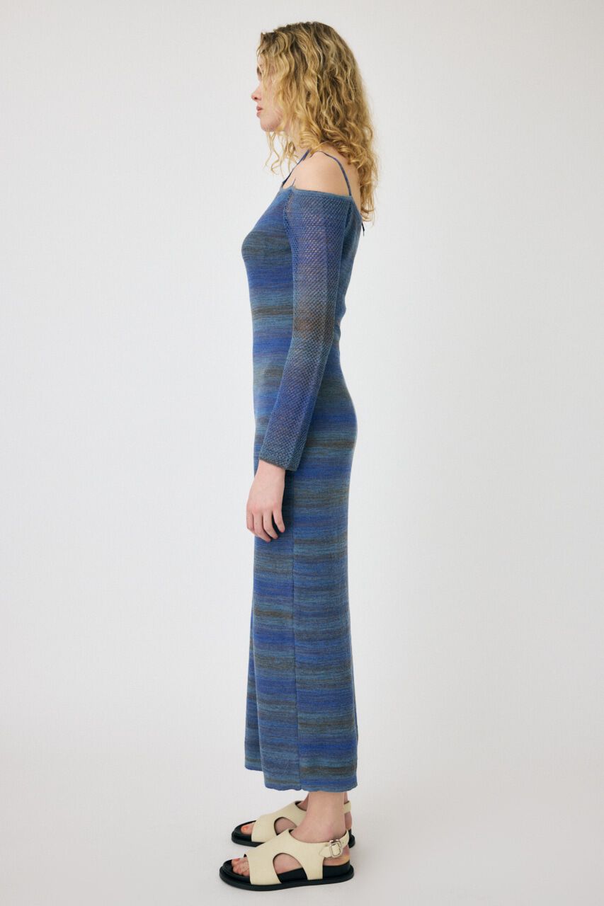 MOUSSY「MULTI COLOR ニットドレス」|ワンピース|