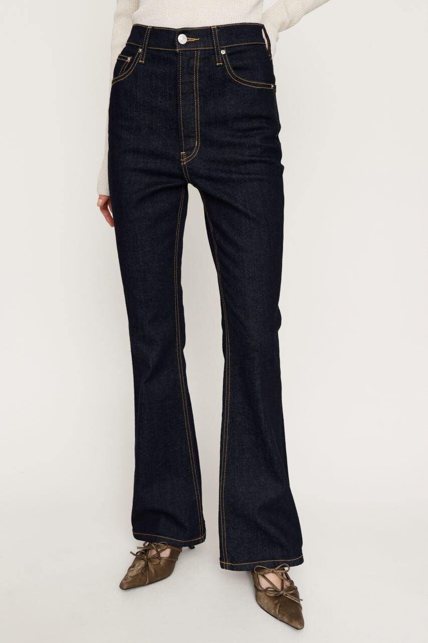 SLY「HW FLARE PT WITH ROICA（R）EF」|デニム|D/BLU3